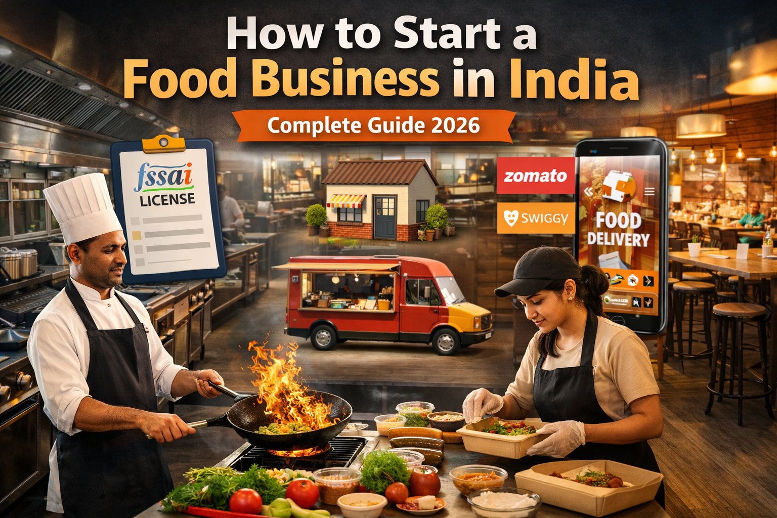 How to Start a Food Business in India - Complete Guide (2026)